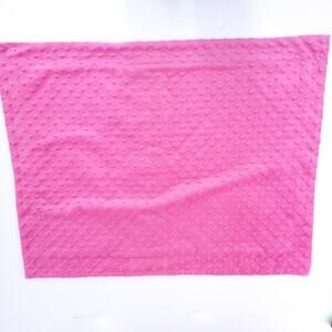 Pillowcase Pink Minky Fabric Soft Girls Room So Cute, Textured